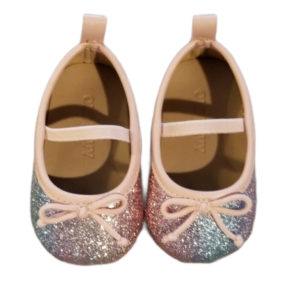 3/$12 Old Navy glittery infant shoes